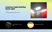 LED Side Marker Light, Universal, Waterproof, 12V/24V