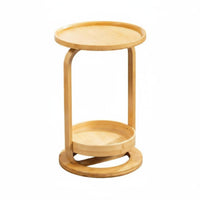 Light Luxury Feel Round Side Table Vintage design Round Tripod Table Mid-20th Centuryera Modern Design Nightstand space-efficient Size for Apartment Dwellers, Homeowners, Students, Bedroom, Small Spaces, Living Room, perusing corner