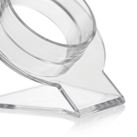 Jewelry Bracelet Display Holder, Clear Acrylic Bangle Organizer for Selling, Countertop Display Stand, Minimalist Design Bracelet Organizer