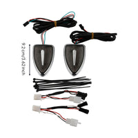 Left and Right Marker Lights Compact Motorcycle Turn Marker Light Easy Install Vehicle Lighting