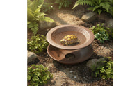 Split-Style Basin with Base Ceramic Bowl Versatile Bath Pool for Enclosures