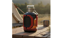 Multi-Use Borosilicate Glass Travel Bottle Food Grade Material Glass Tea Bottle with Handle Portable Drinkware for Camping