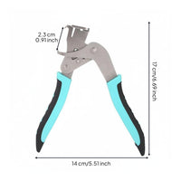 Car Clip Removal Plier Multi-Functional Door Trim Fastener Puller Reaches Tight Gaps Fastener Remover Tool for DIY Enthusiasts, Auto Body Shop, Garage