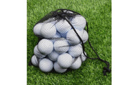 Golf Ball Pouch Lightweight Golf Ball Storage Bag Mesh Bag with Drawstring Compact for Golfers, Driving Range