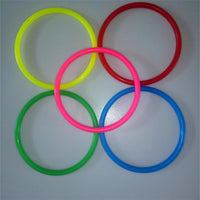 Ring Toss Game Set for Kids, Solid Plastic Hoops for Outdoor Carnival and Party Activities