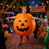 Pumpkin Costume Cute Inflatable Costume Lightweight Bodysuit for Halloween, Stage Performances