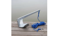 Stainless Steel Bruce Anchor Quick Connect Hook Kayak Anchor Marine Equipment Compact for Dinghy, Yacht