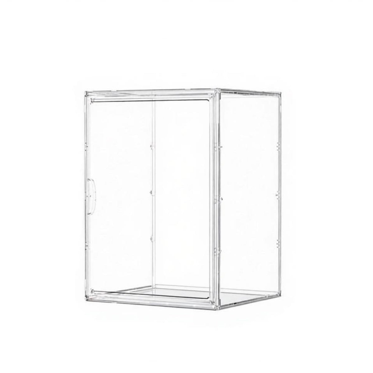 Transparent Surprise Box Organizer High Clarity Clear Acrylic Display Box Acrylic Storage Organizer Particles Proof for Desk