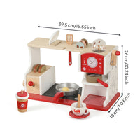 Breakfast Shop Toy Countertop-Style Miniature Kitchen Shop Storage Spaces