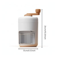 Portable Manual Ice Shaver with Mold Fluffy-Textured Hand-Crank Ice Shaver Consistent Appliance Efficient for Kitchen, Parties