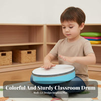 hand drumly auditory developmently Education Tool Tambourine Rhythm Training Hand Drum Child-Safe Percussion Instrument Family Bonding Activity for Children, Music educators, Kindergarten, Preschool, Classroom, fun time