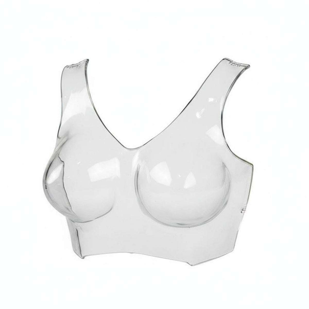 Photo Prop Transparent Bra Mannequin Lightweight Bra Display Mannequin Portable Underwear Display Torso for Product Photography