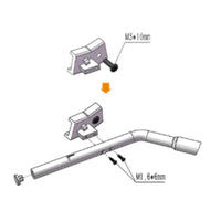 RC Crawler Exhaust tube Easy to Install RC Exhaust Kit with Fasteners Wear-Resistant Tailpipe for Hobbyists