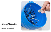 Strong Magnetic Elementic Element Ic Element Base Attractive Parts Bowl Portable Attractive Tool Bowl Anti-Slip for Mechanics, Machinists