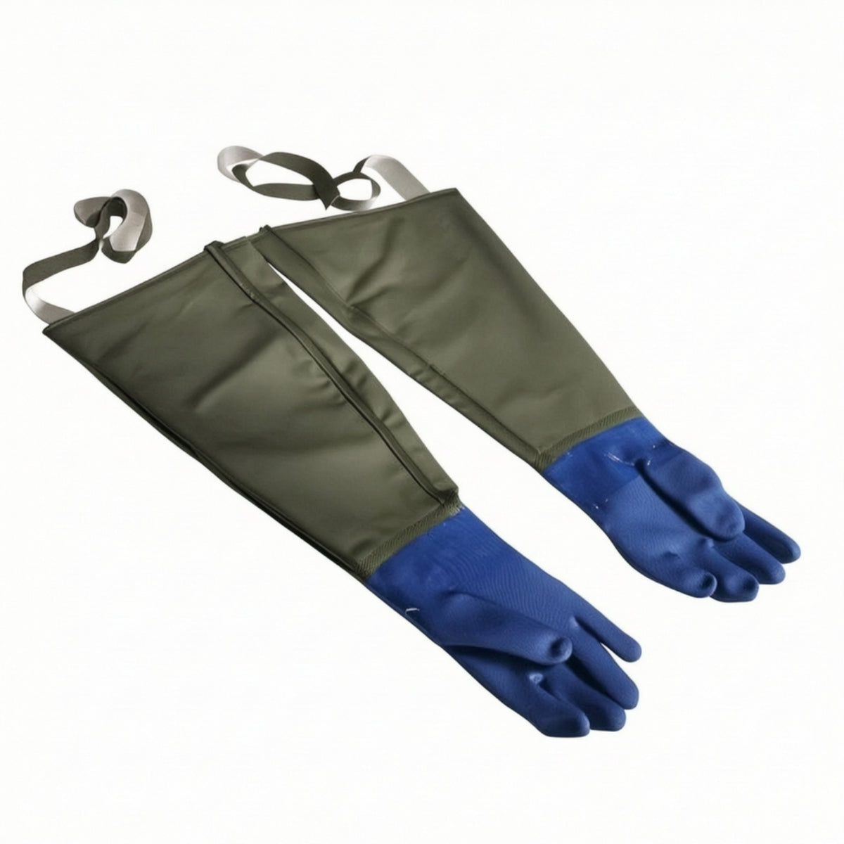 Waterproof Long Sleeve Work Gloves Heavy-Duty Gloves with Non-Slip Grip Wear-Resistant Thickened for Dishwashing