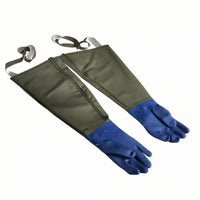 Waterproof Long Sleeve Work Gloves Heavy-Duty Gloves with Non-Slip Grip Wear-Resistant Thickened for Dishwashing
