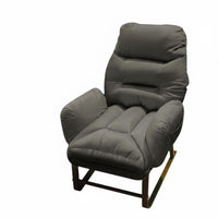 Lay Flat Function Foldable resting Recliner Adjustable Backrest Lounge Chair Multi-Purpose Indoor Furniture Ergonomic Design for Office Workers, Students, Homeowners, Living Room, Bedroom, Balcony