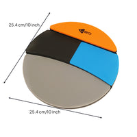 Muted Drum Practice Pad Quiet Drum Practice Pad with Segmented Surface 3-Layer Long-Lasting for Beginners