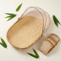 Bamboo Food Mesh Cover Dish Cover Covered Fruit Basket