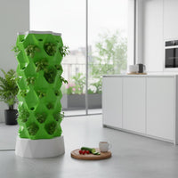 Soilless Gardening Growing Vertical Planter Multi-Layer Design Hydroponics Growing Setup Automatic Water Circulation Soilless Gardening