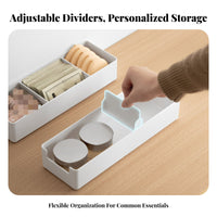 Adaptable Divider Set Customizable Layout Drawer Organizer sturdy for homeowners