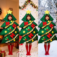 Christmas Tree Costume Festive Christmas Tree Outfit Funny Holiday Costume for School Events
