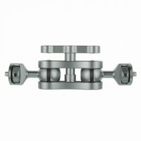 Double-Ball-Joint Mount Compact Articulated Bracket Balanced Hardware