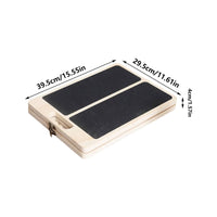 Slant Board with Adjustable Incline Foldable Slant Board with Handle Solid Wood Equipment Fitness for Home Gym, Physical