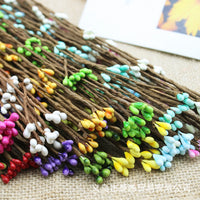 65cm Artificial Berry Green Leaf Garland for DIY Wreaths and Crafts
