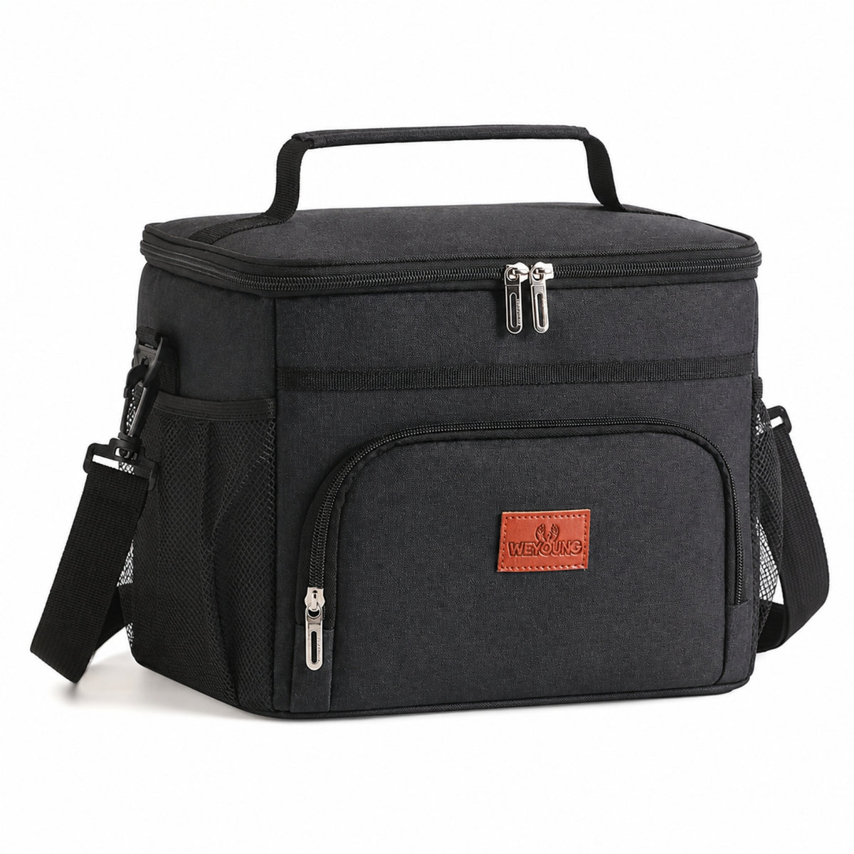 Portable Cooler Bag with Shoulder Strap Lightweight Soft-Sided Cooler Compact Insulated Lunch Bag Leakproof for Picnics
