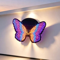 Solar LED Butterfly Garden Light with Color Changing Effect