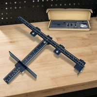 Cabinet Hardware Jig Long-Lasting Template with Ruler Accurate for Woodworkers