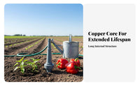 High Pressure Water Spray Head Long-Lasting Agricultural Spray Sturdy Duty Metal Spray Head Leakproof Irrigation Equipment