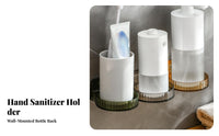 Space-Saving Punch-No-Drill Bottle Holder Easy Installation Punch-No-Drill Storage Rack Strong Adhesion for Renters, Shower, Kitchen
