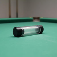 Professional Grade 3-in-1 Cue Tip Tool Transparent Body Cue Tip Shaper Compact Billiard Accessory Portable for Billiards Room
