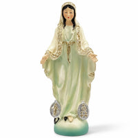 Carved Hand-Painted Figurine Tabletop Figurine Decorative Robed Figure for Desktop Display