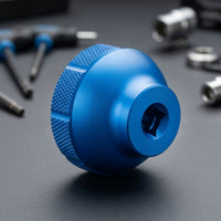 Bike Bottom Bracket Tool Aluminum Alloy BBT-69.2 Tool 16-Notch Bottom Bracket Wrench Knurled CNC Machined for Mechanics