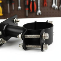 Bike Basket Mounting Bracket with Screws and Nuts Universal  Cycle Front Basket Accessories Fixed Holder Mount Bracket Stable for Scooters