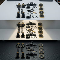 Axle Housing Kit Complete RC Car Parts with Screws Compatible RC Screws Kit for Hobbyists