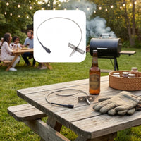 Furnace detect Stainless Steel Grill Temperature Measurement Unit Slotted Holes Grill Accessory