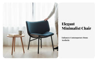 Wood Frame Armchair Nordic Design Lounge Chair Minimalist design Single Seater for Reception Area