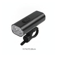 Cycle Front Light Easy to Install Bike Front Light Bike Headlight with Handlebar Mount High Lumens Compact for Cyclists