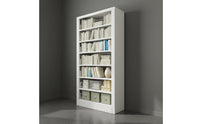 Floor Standing Bookshelf Heavy Duty Simple Iron Bookcase Large Capacity Multi-Tier Book Rack for Students, Kids, Study Room, Bedroom