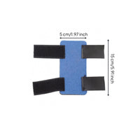 Shielding Cargo Strap Pad Neoprene-Like Strapping Pad Rounded Corners Cam Buckle Straps Blue