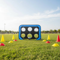 Four-Way Kids Soccer Goal Versatile Portable Soccer Training Net Easy Setup for Beginners, Park