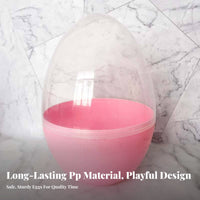 30cm DIY Decorative Egg Easy Opens and Close Large Easter Egg Reusable Party Favors for Teachers, Crafters, School Activities, Classroom, Parties