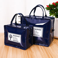 Waterproof PU Leather Cosmetic Bag for Travel, Large Capacity Toiletry Organizer with Handle