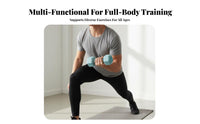2 Pieces Anti-Roll Design 5kg Dumbbell Pair Floor-Friendly Hex Dumbbell Non-Slip Grip Hexagon Shaped Weight Ergonomic Handle for Men, Women, Beginners, Home Gym, Dorm Room