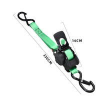 Retractable Cargo Strap Automatic Self-Retracting Straps Convenient Retractable Ratchet Strap for Motorcycle Transport