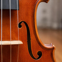 4/4 Violin Fine Tuners Full-Size Violin String Instrument Glossy Brown